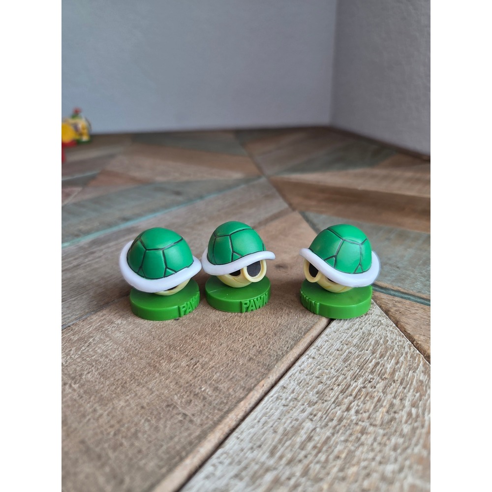 Nintendo Super Mario Chess Collectors Piece Figure‎ Turtle Shell Pawn Set of 3